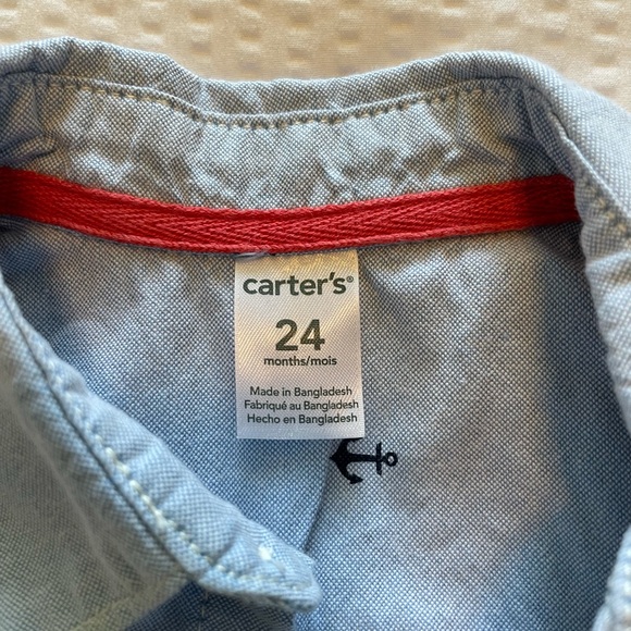 Carter’s size 24 mos shirts for boys - Picture 3 of 13
